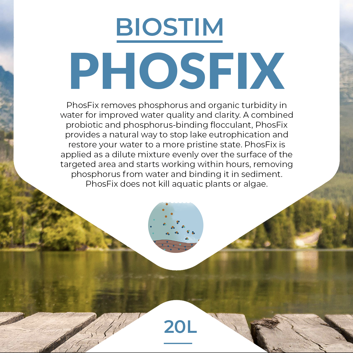 Biostim PhosFix (20L)—Eco-Friendly Phosphorus Remover & Water Clarifier - Image 3