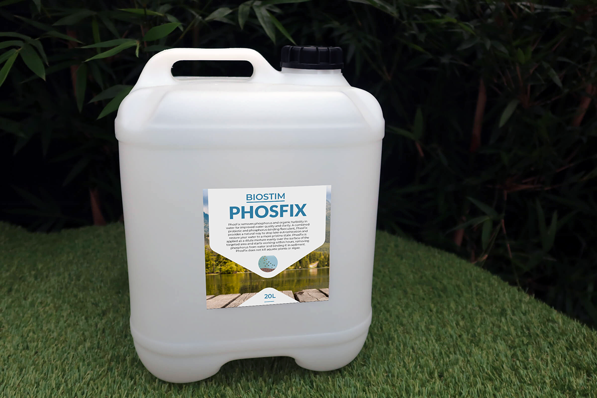 Biostim PhosFix (20L)—Eco-Friendly Phosphorus Remover & Water Clarifier